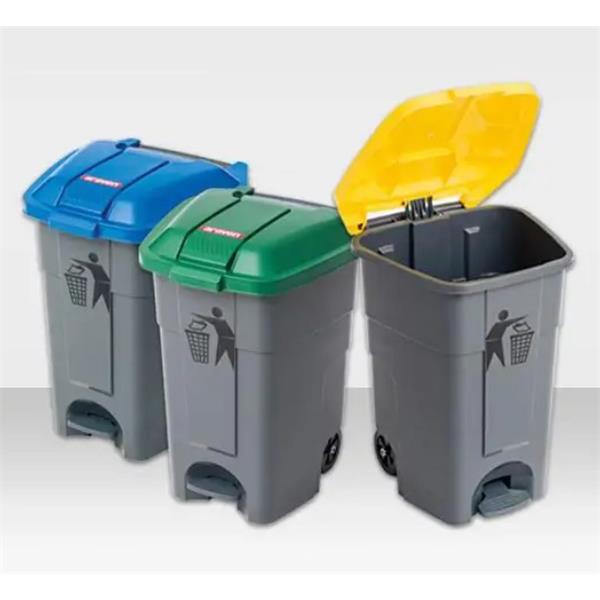  CUBOS CON PEDAL 50l. -ARAVEN-