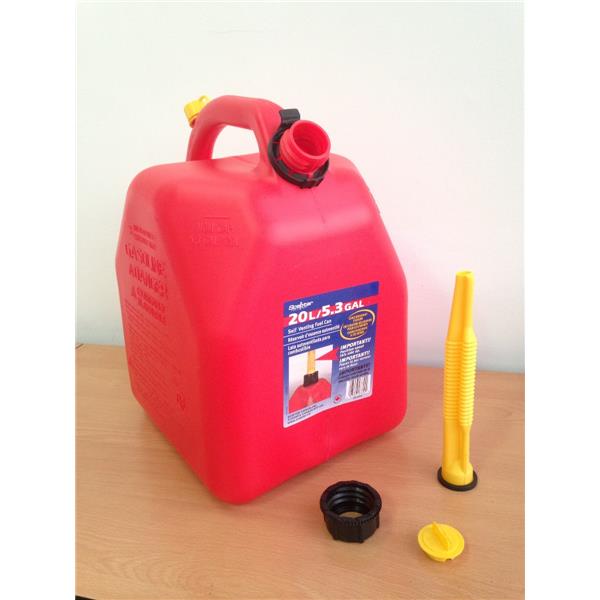 BIDON TANQUE DE GASOLINA 2.5 GALONES (10 L) ROJO SCEPTER