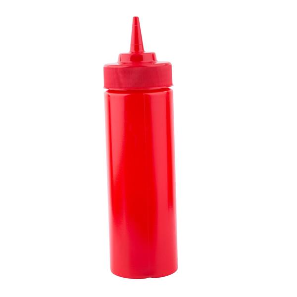 BOTELLA BIBERON SALSERA 354 ml. rojo KETCHUP -TABLECRAFT-