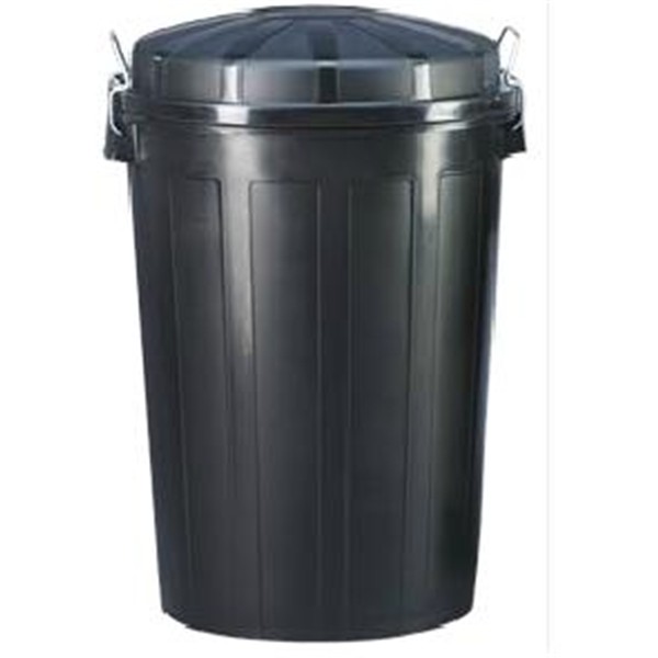 CUBO BARRE&Ntilde;O INDUSTRIAL 95 litros CON TAPA NEGRO