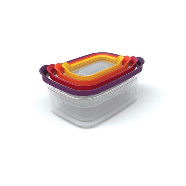 JUEGO 4 FIAMBRERAS RECTANGULARES "NEST LOCK" -Joseph&Joseph-
