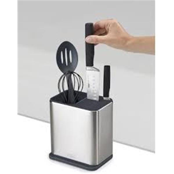 ORGANIZADOR UTENSILIOS Y CUCHILLOS "SURFACE" acero inox. -Joseph&Joseph-
