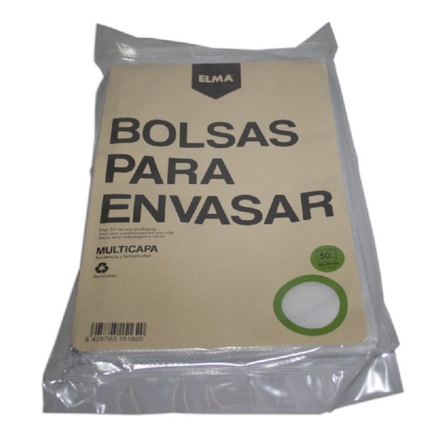 BOLSAS 17x23 cm ENVASAR al VACIO (PAK 100u.) ELMA