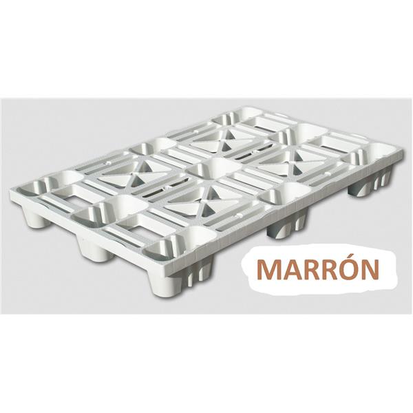 PALET de PLASTICO 1200x800x135 MARRÓN EUROPEO GILAC C9P