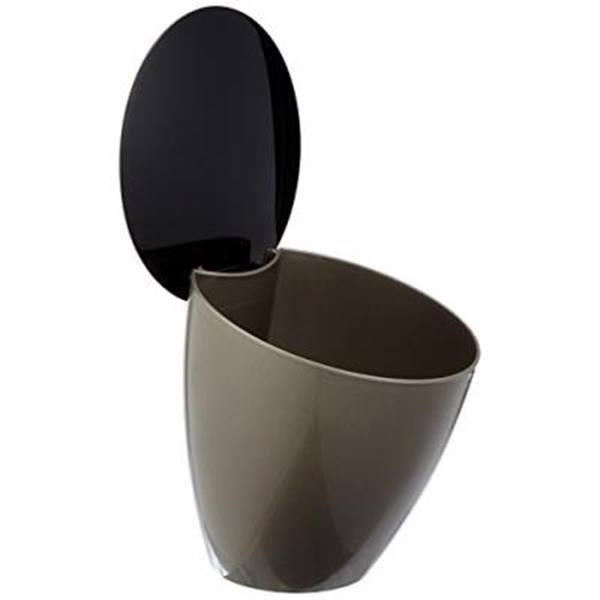 PAPELERA con TAPA 2,2 l. TITANIUM CALYPSO PEQUEÑA ROSTI MEPAL