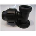CODO para GRIFO PARED 3/4" x 3/4" (25 mm) TUBO DE POLIETILENO RIEGO
