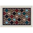 ALFOMBRA 45 x 75 cm. Clean&Dry "SANTORINI" beige -ASTUR DINTEX-
