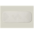 ALFOMBRA BA&Ntilde;ERA DIAGONAL 97x35 cm. BLANCA -ASTUR DINTEX-