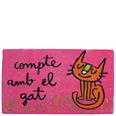 CATIFA 40 x 70 cm. COCO FUCSIA "COMPTE AMB EL GAT" LAROOM 