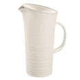 JARRA CON TAPA "TIERRA" 1,80l. BLANCA 100% Reciclada -GUZZINI-