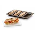 MOLDE PAN MINI BAGUETTE MARR&Oacute;N microperforado L&Eacute;KUE