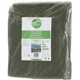 TOLDO RAFIA 4x6 m. VERDE con OJALES 120 gr/m2 -CATRAL-